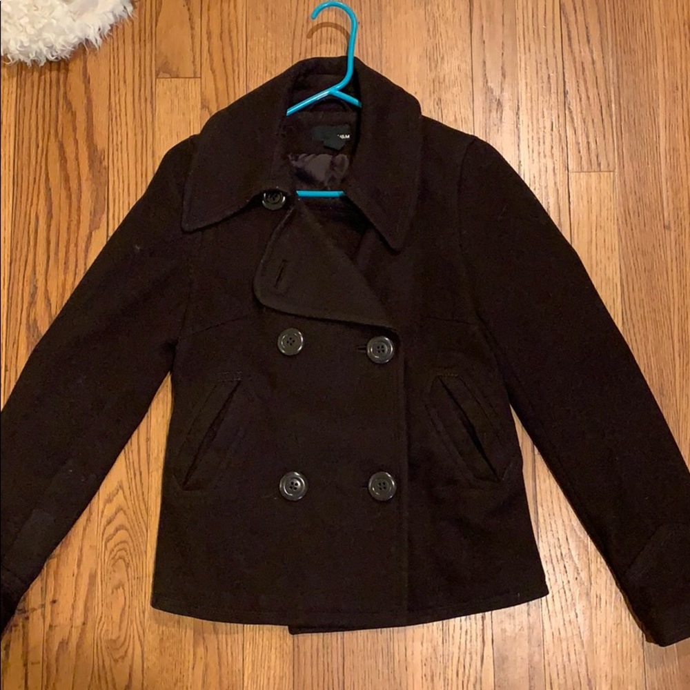 H&M brown wool coat